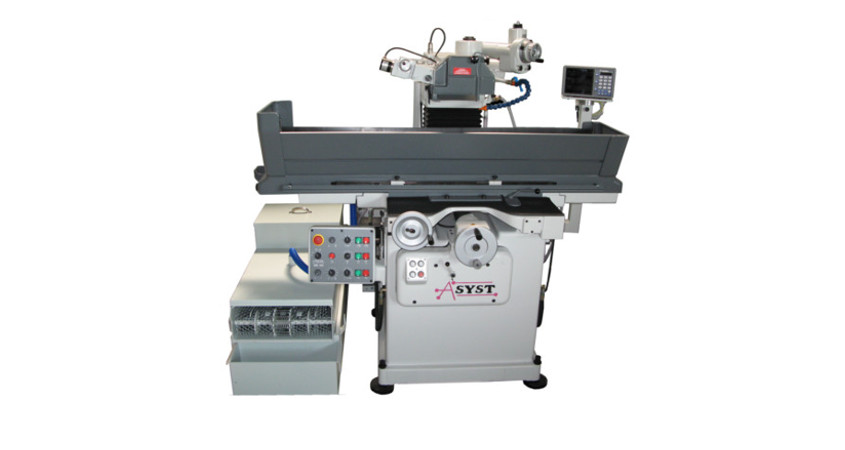 ASYST-Schleifmaschine A 50 (Modell JUNG HF 50) mit bedienerfreundlicher ASYST-Steuerung MS 100 ECO, Schleifbereich 600 x 230 mm